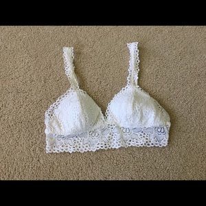 White aerie bralette